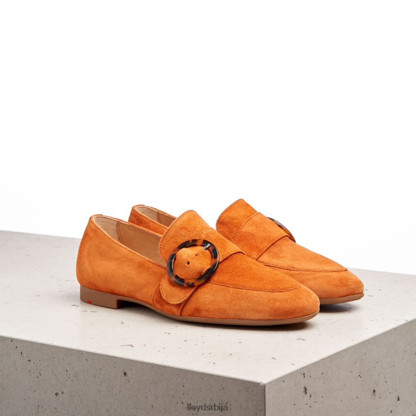 слип на кожној папучи Жене D0806T1140 ципеле црвена LLOYD