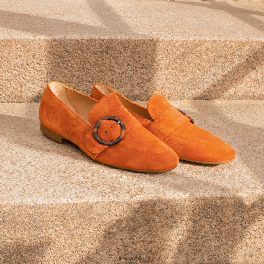 слип на кожној папучи Жене D0806T1140 ципеле црвена LLOYD