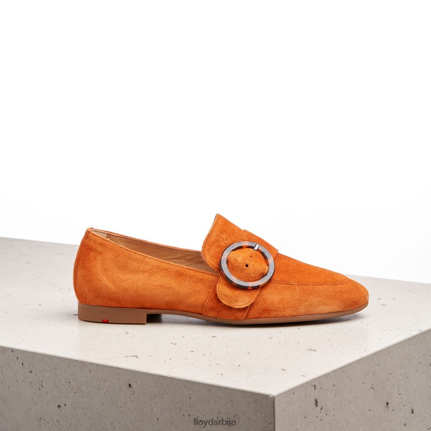 слип на кожној папучи Жене D0806T1140 ципеле црвена LLOYD