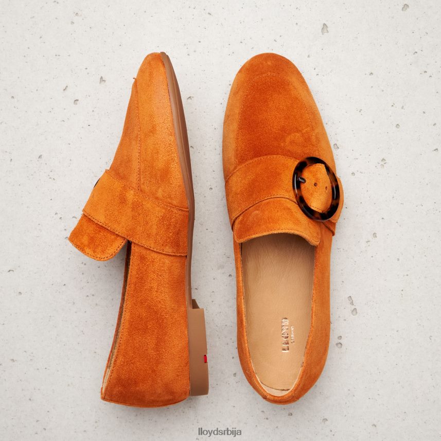 слип на кожној папучи Жене D0806T1140 ципеле црвена LLOYD