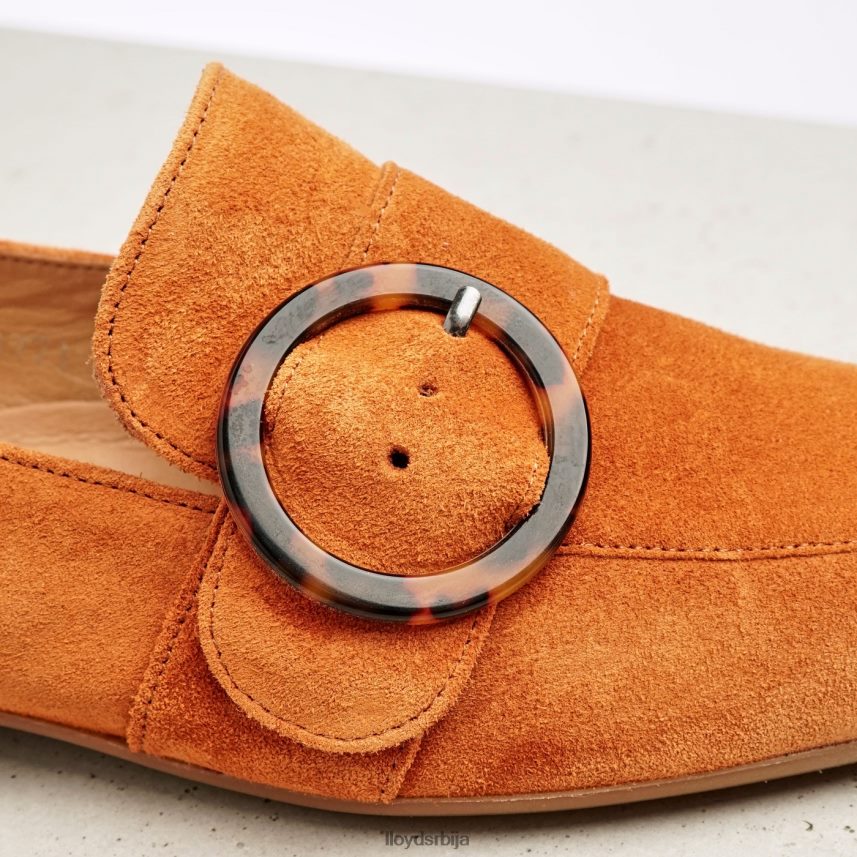 слип на кожној папучи Жене D0806T1140 ципеле црвена LLOYD