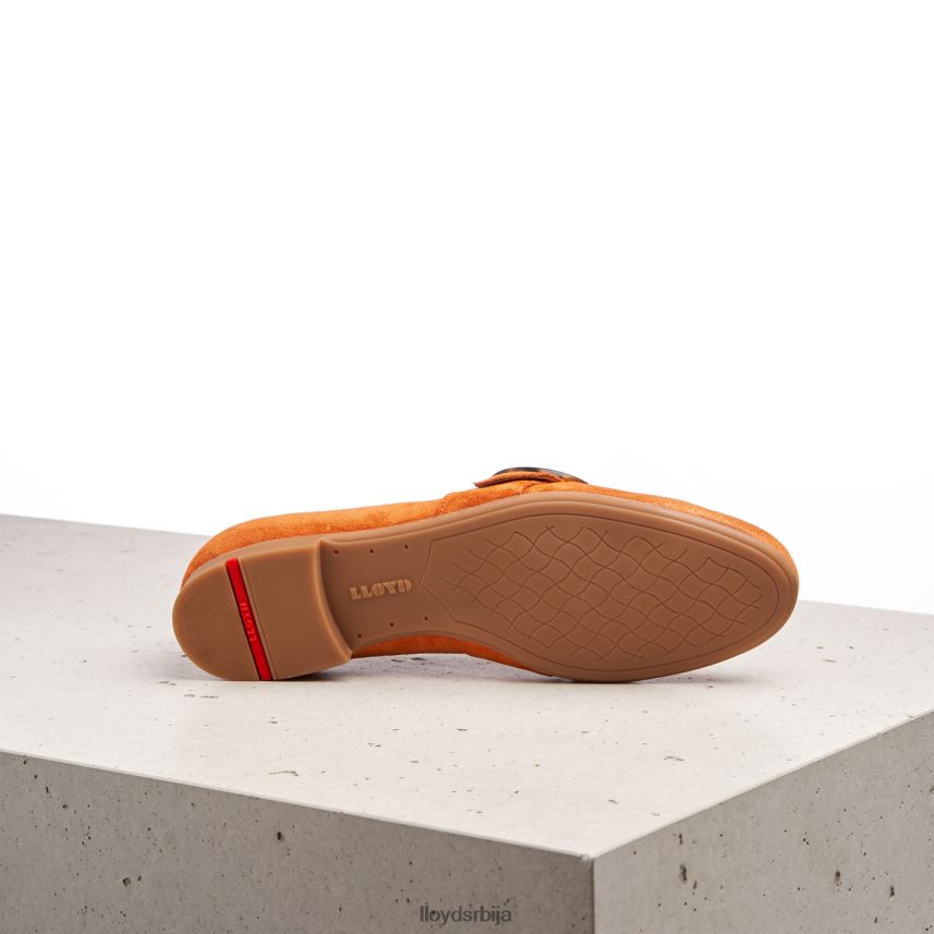 слип на кожној папучи Жене D0806T1140 ципеле црвена LLOYD