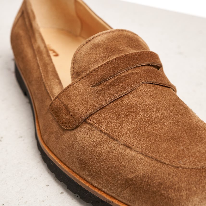 слип на кожној папучи Жене D0806T1148 ципеле браон LLOYD