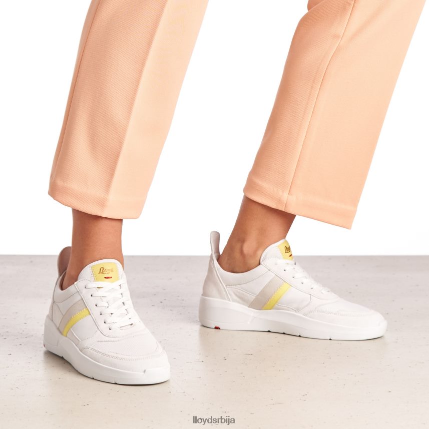 патике од глатке коже Жене D0806T808 ципеле бео LLOYD