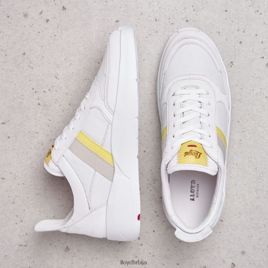 патике од глатке коже Жене D0806T808 ципеле бео LLOYD