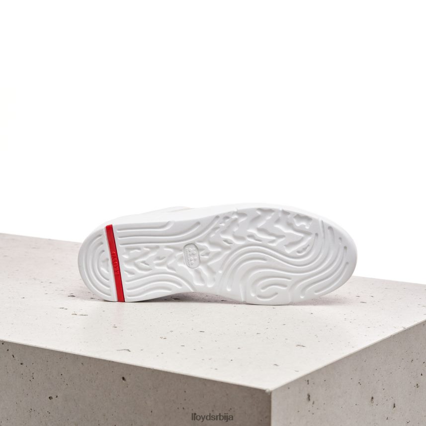 патике од глатке коже Жене D0806T808 ципеле бео LLOYD