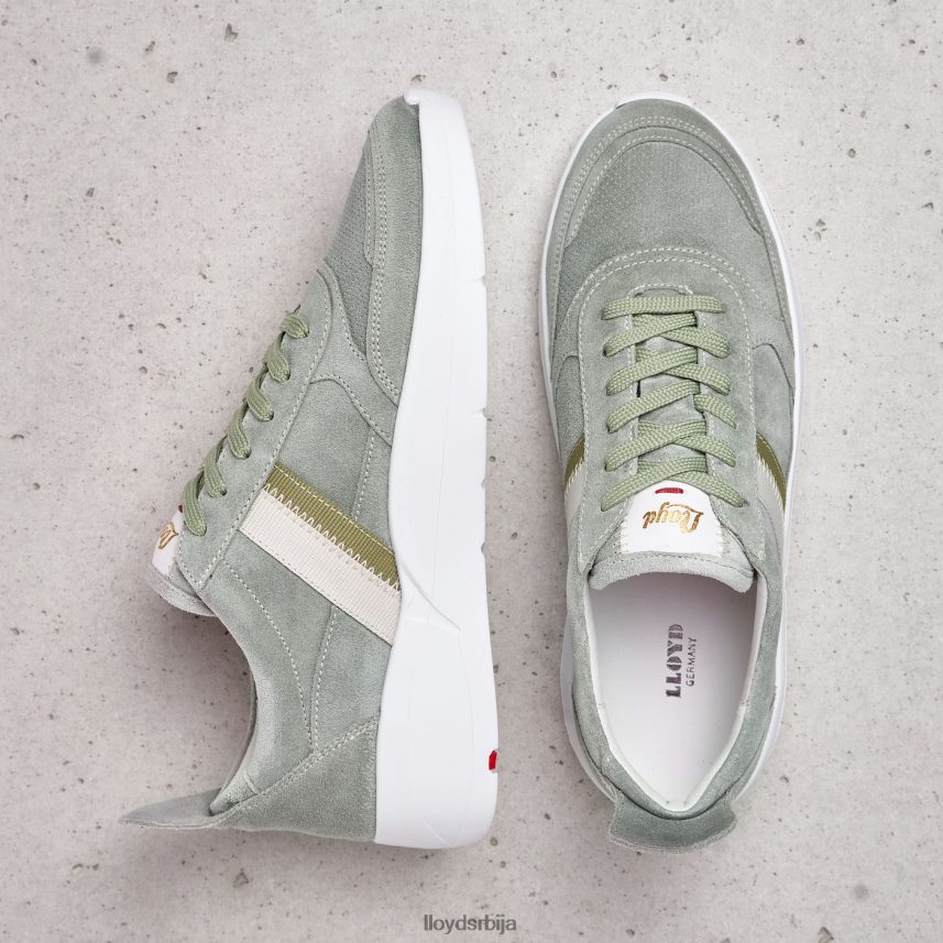 патике од глатке коже Жене D0806T809 ципеле зелен LLOYD