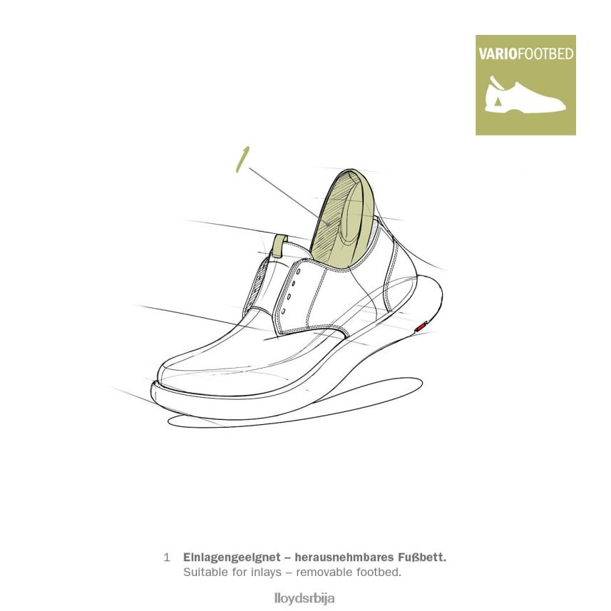 антилоп патике Жене D0806T816 ципеле бео LLOYD