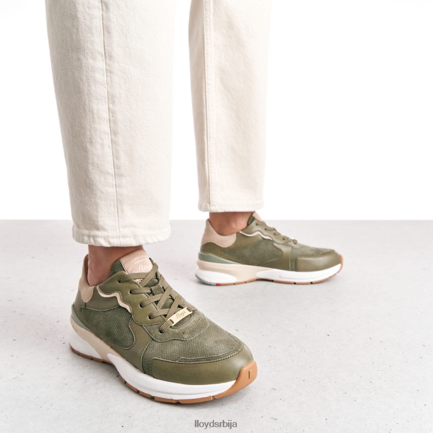 патике од овчије коже Жене D0806T817 ципеле зелен LLOYD