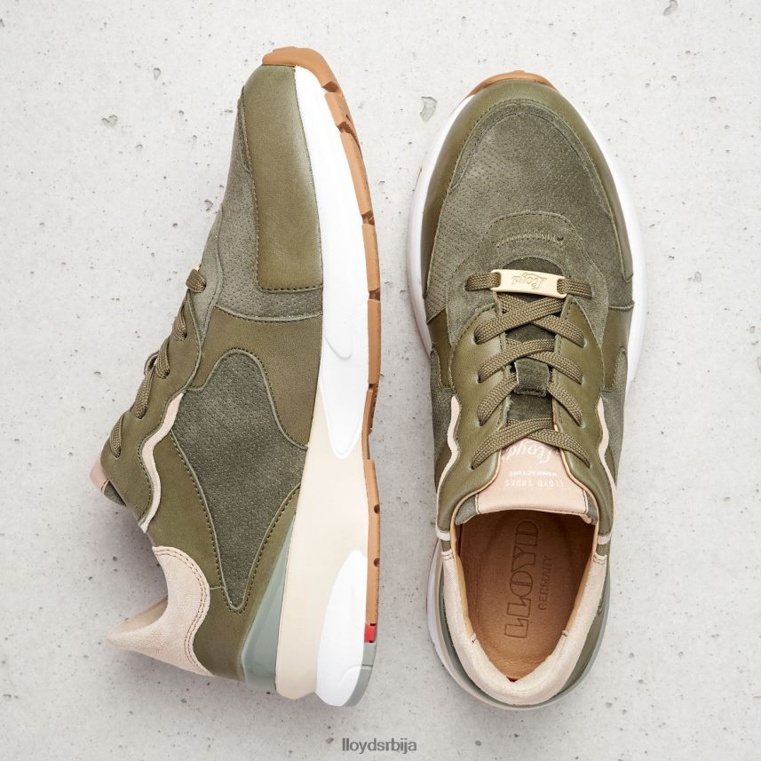 патике од овчије коже Жене D0806T817 ципеле зелен LLOYD