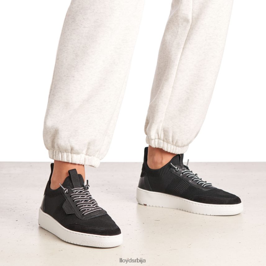 патике од глатке коже Жене D0806T822 ципеле црн LLOYD