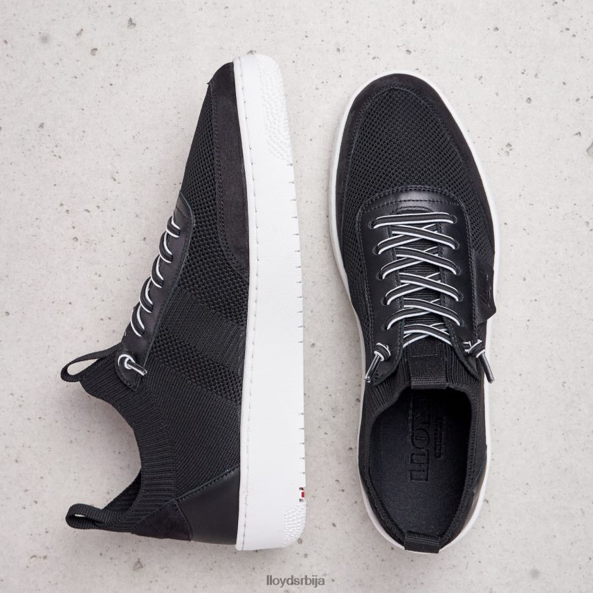 патике од глатке коже Жене D0806T822 ципеле црн LLOYD