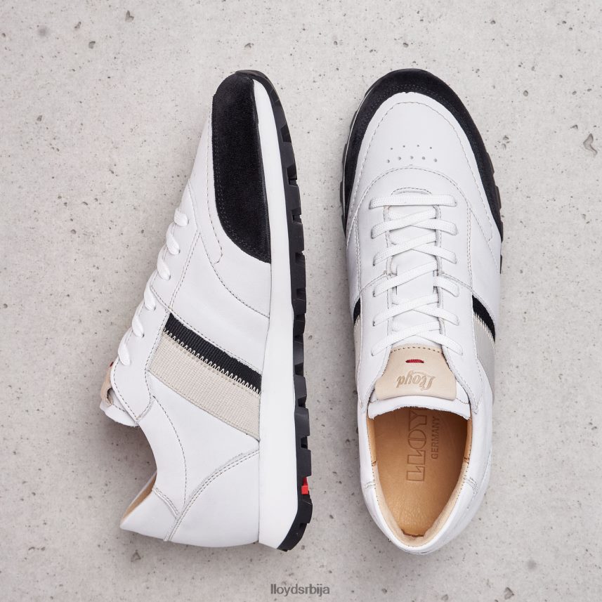 патике од глатке коже Жене D0806T828 ципеле бео LLOYD