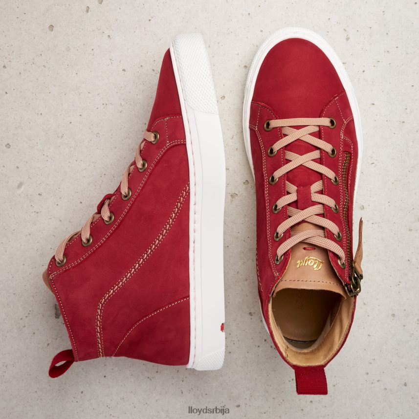 високе патике Жене D0806T860 ципеле црвена LLOYD