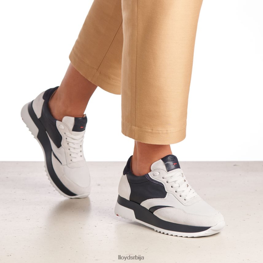 патике од глатке коже Жене D0806T870 ципеле бео LLOYD