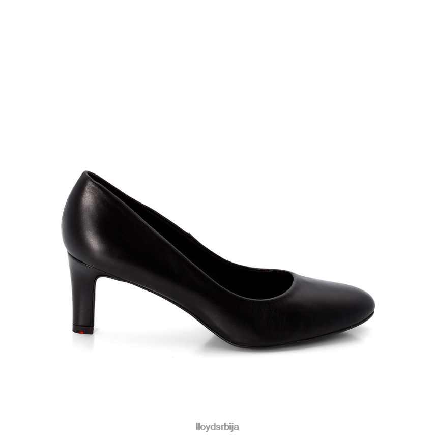 глатке кожне пумпе Жене D0806T1007 ципеле црн LLOYD