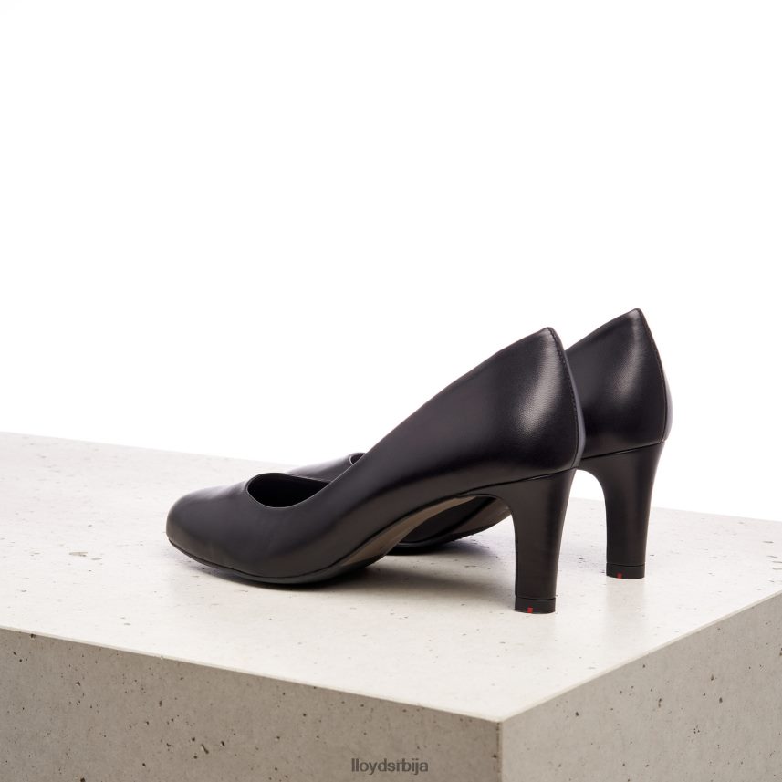 глатке кожне пумпе Жене D0806T1007 ципеле црн LLOYD