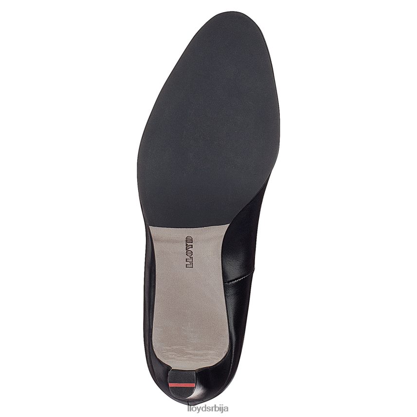 глатке кожне пумпе Жене D0806T1007 ципеле црн LLOYD