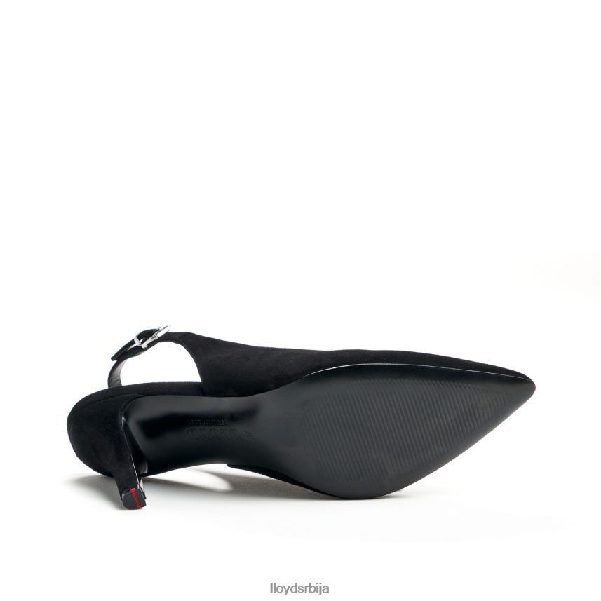 пумпе од грубе коже Жене D0806T1012 ципеле црн LLOYD