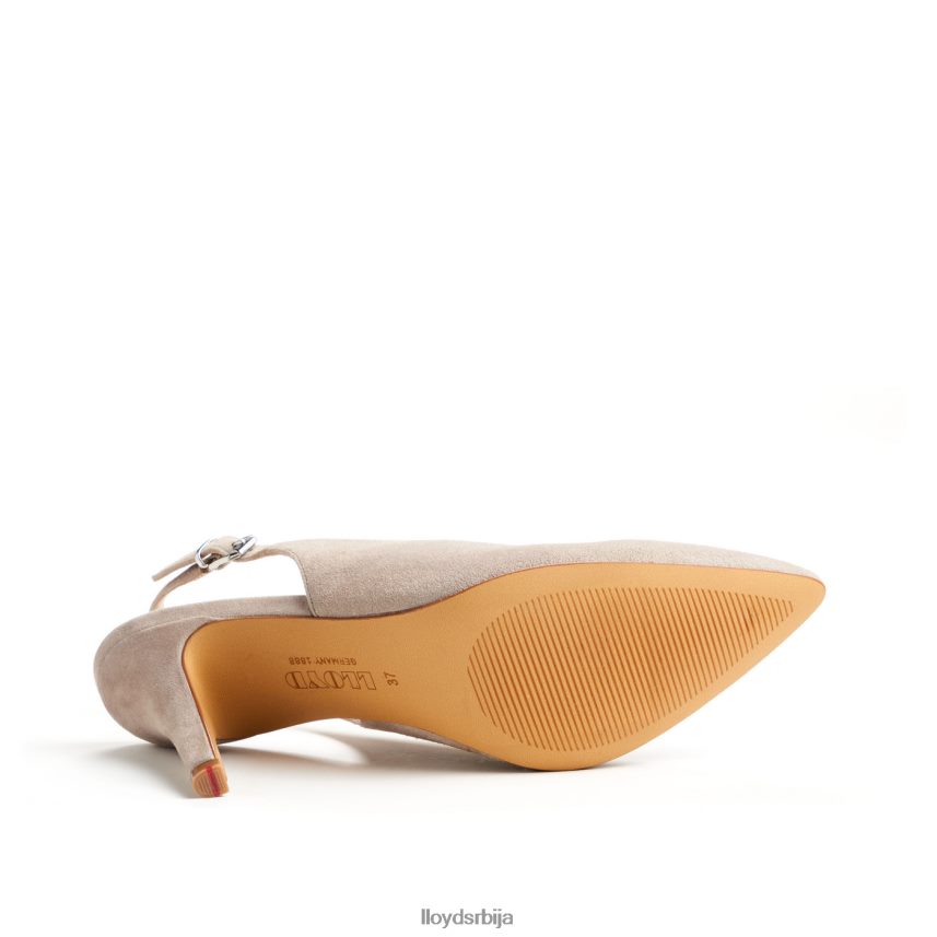 пумпе од грубе коже Жене D0806T1013 ципеле беж LLOYD