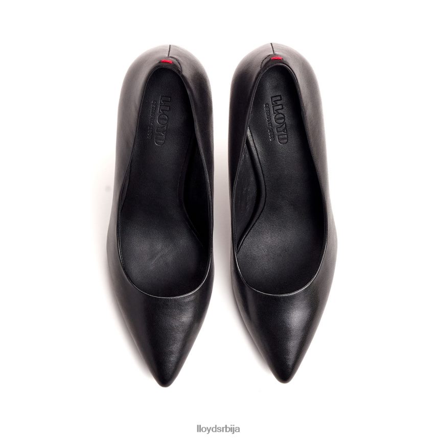 глатке кожне пумпе Жене D0806T1014 ципеле црн LLOYD