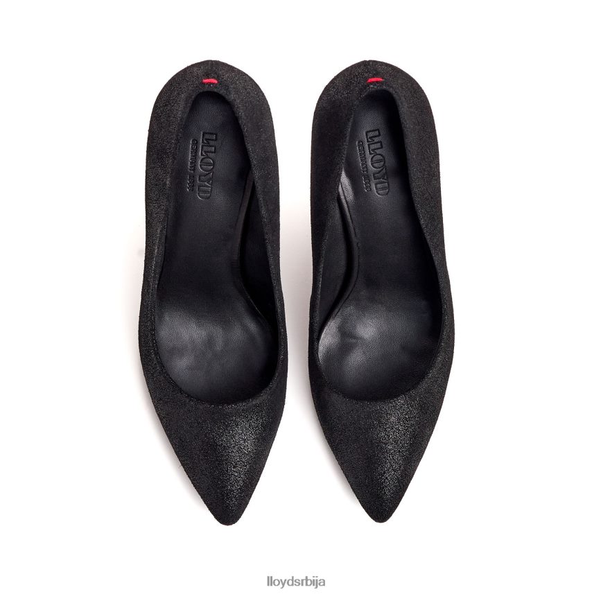 пумпе са ефектом коже Жене D0806T1015 ципеле црн LLOYD