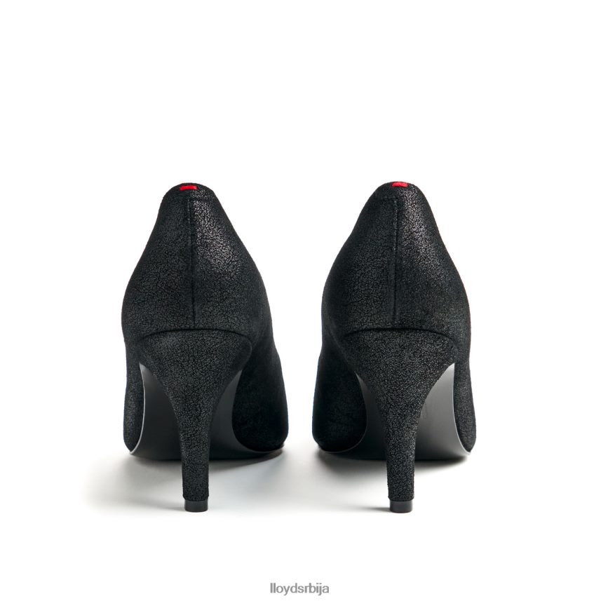 пумпе са ефектом коже Жене D0806T1015 ципеле црн LLOYD