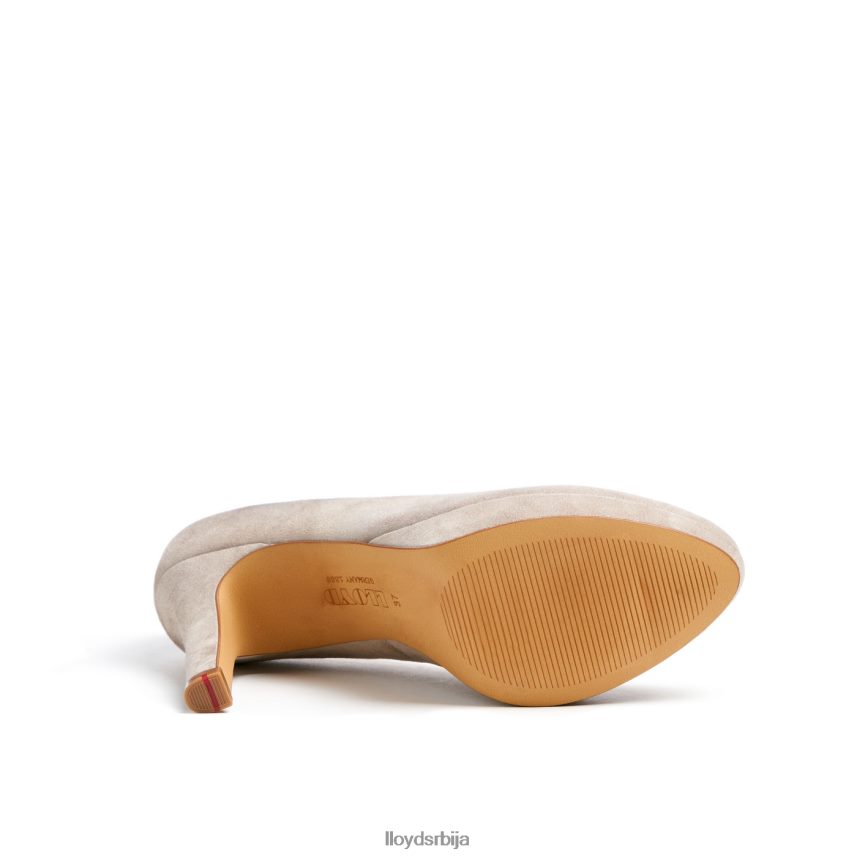 пумпе од грубе коже Жене D0806T1017 ципеле браон LLOYD