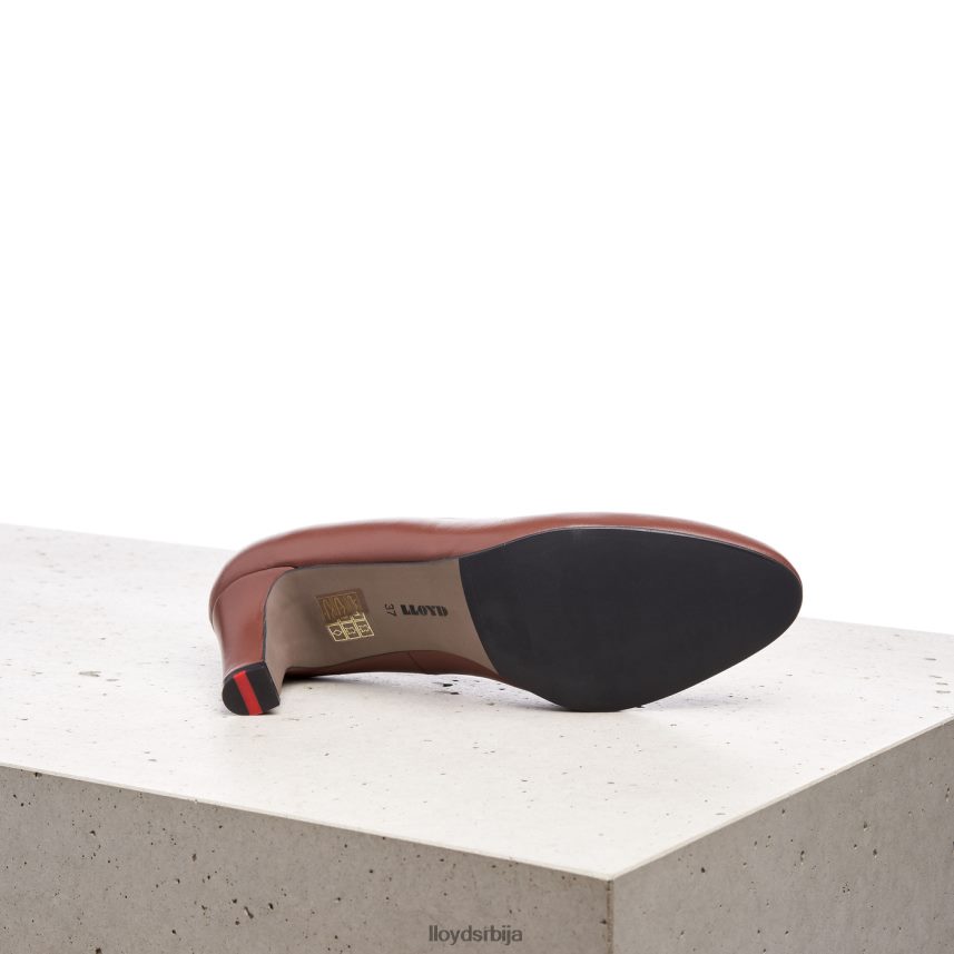 глатке кожне пумпе Жене D0806T1050 ципеле браон LLOYD