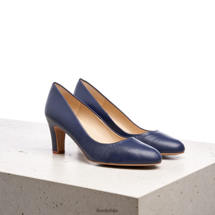 пумпе од грубе коже Жене D0806T1052 ципеле Плави LLOYD