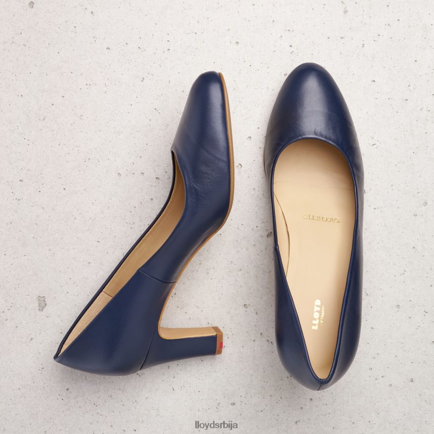 пумпе од грубе коже Жене D0806T1052 ципеле Плави LLOYD