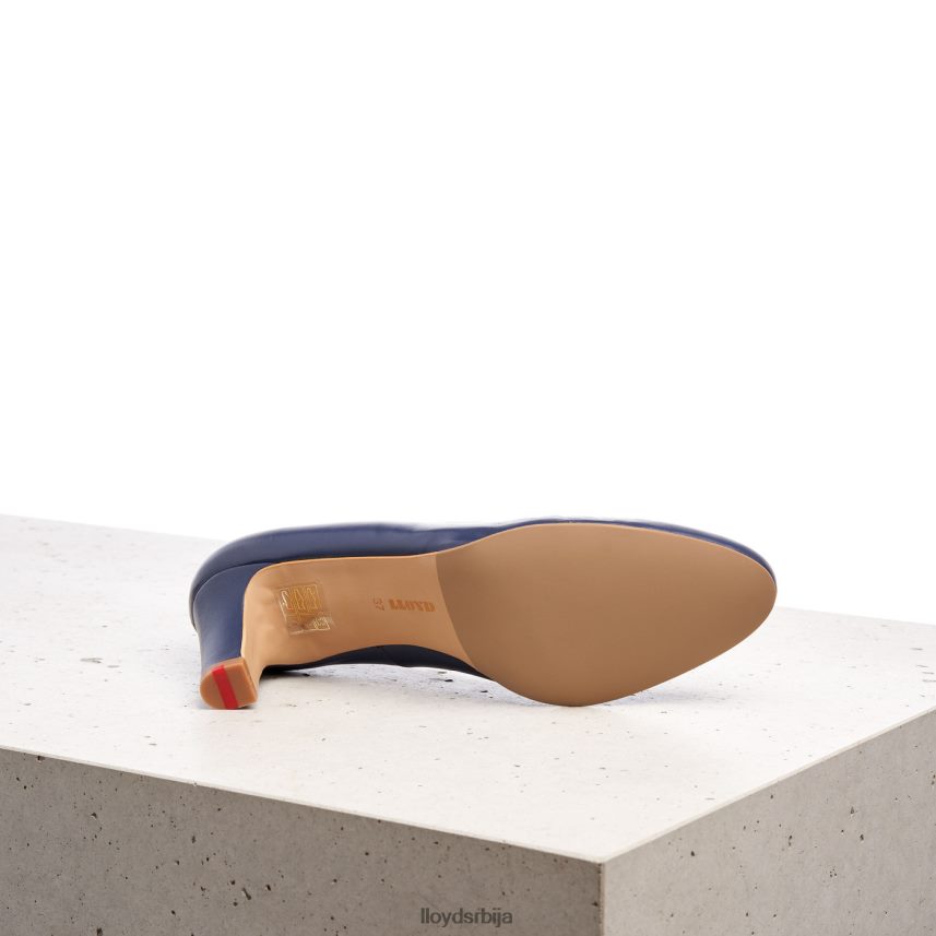 пумпе од грубе коже Жене D0806T1052 ципеле Плави LLOYD