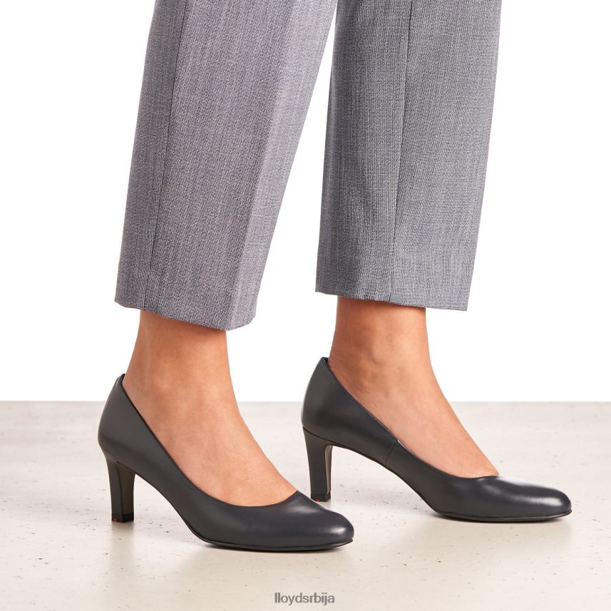 пумпе од грубе коже Жене D0806T1062 ципеле Плави LLOYD