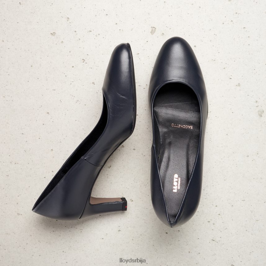 пумпе од грубе коже Жене D0806T1062 ципеле Плави LLOYD