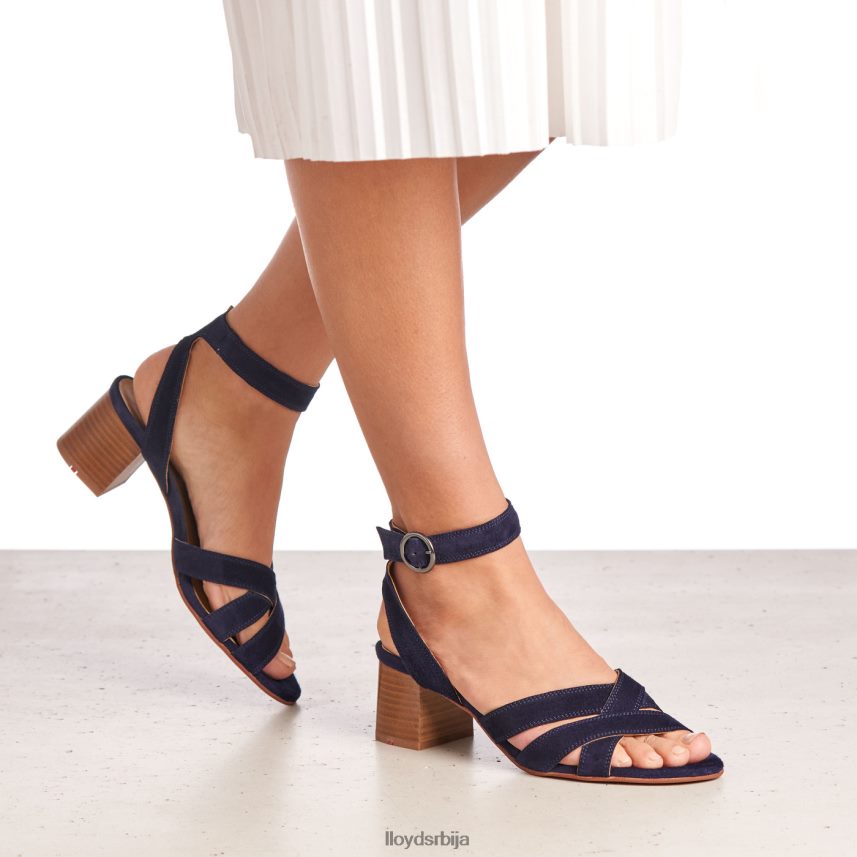 сандале од семиша Жене D0806T1159 ципеле Плави LLOYD