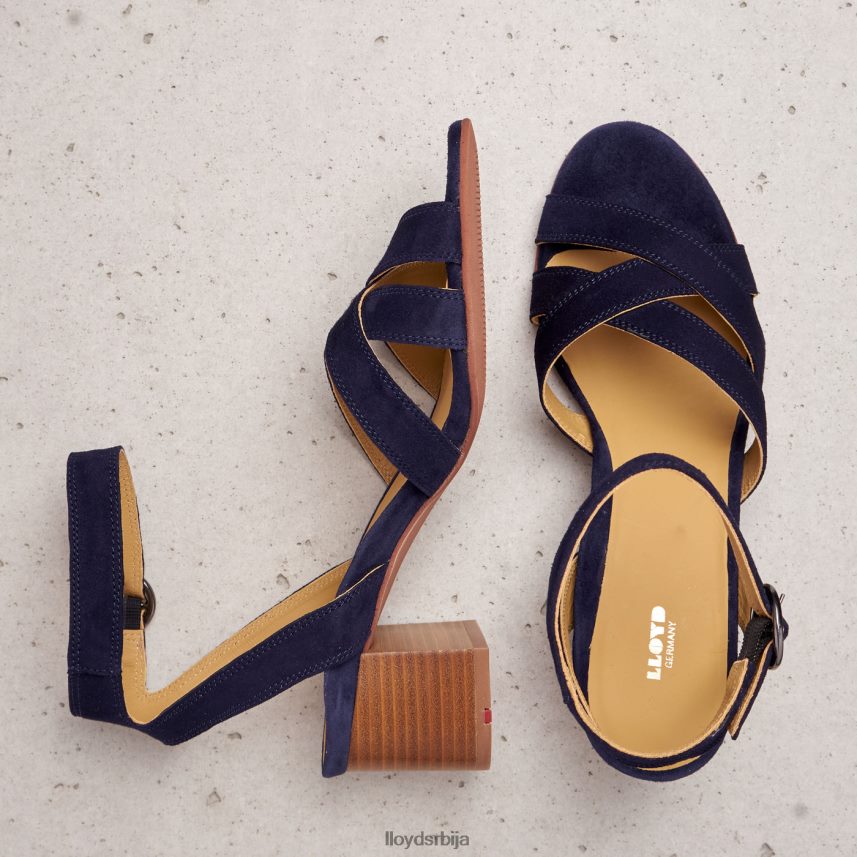 сандале од семиша Жене D0806T1159 ципеле Плави LLOYD