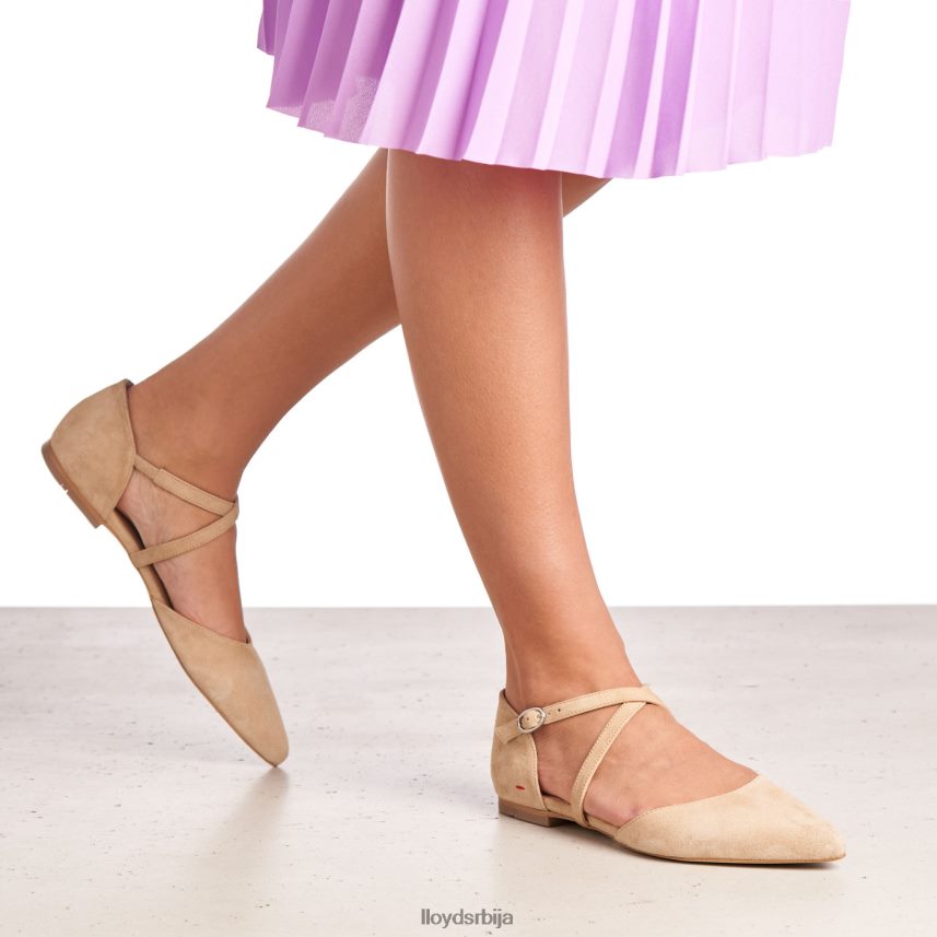 сандале од семиша Жене D0806T1165 ципеле беж LLOYD