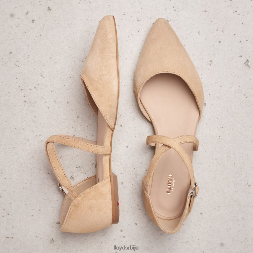 сандале од семиша Жене D0806T1165 ципеле беж LLOYD