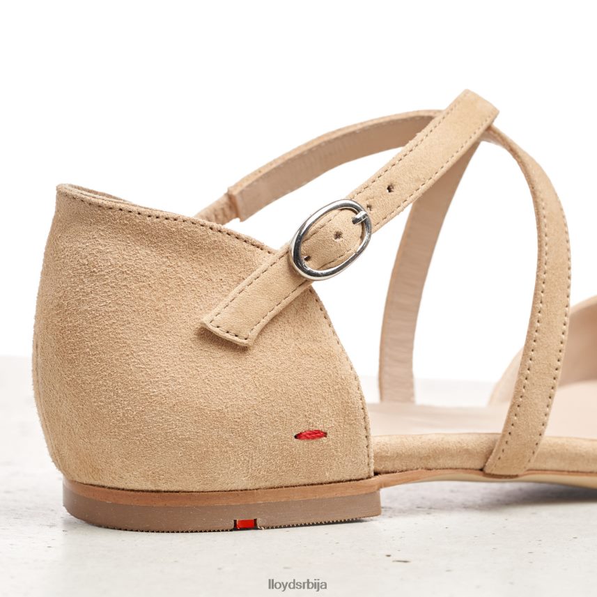 сандале од семиша Жене D0806T1165 ципеле беж LLOYD