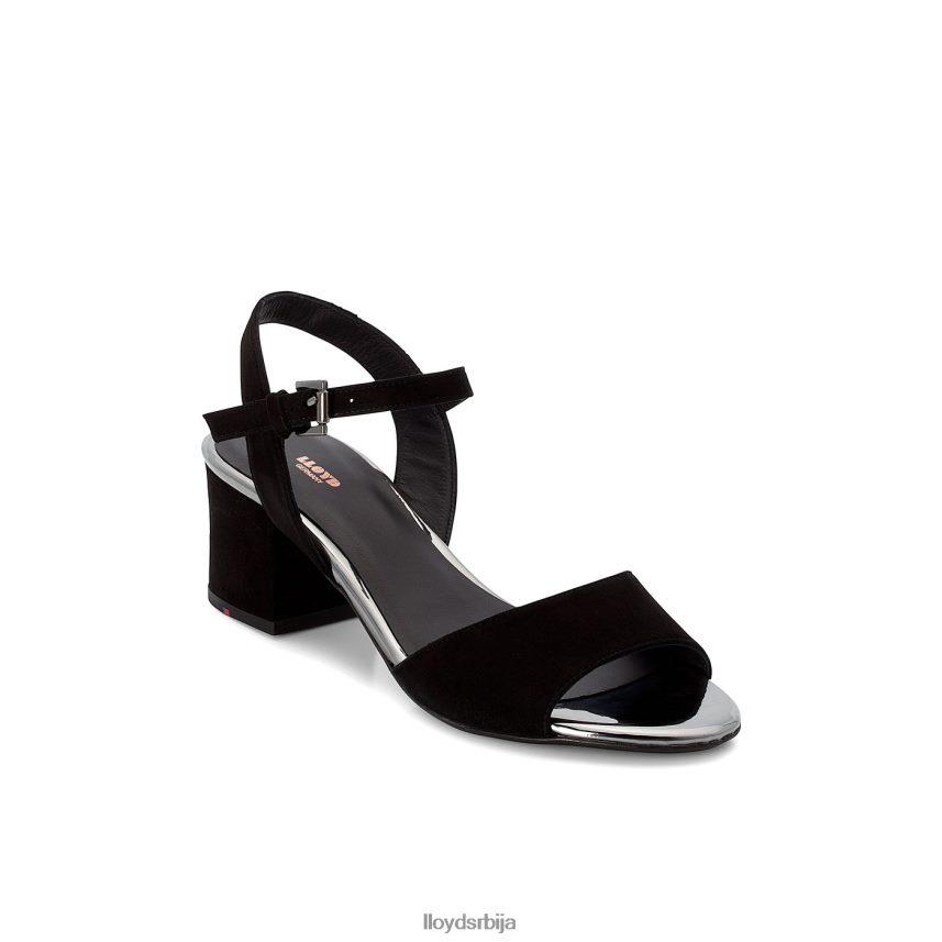 сандале од семиша Жене D0806T1173 ципеле црн LLOYD