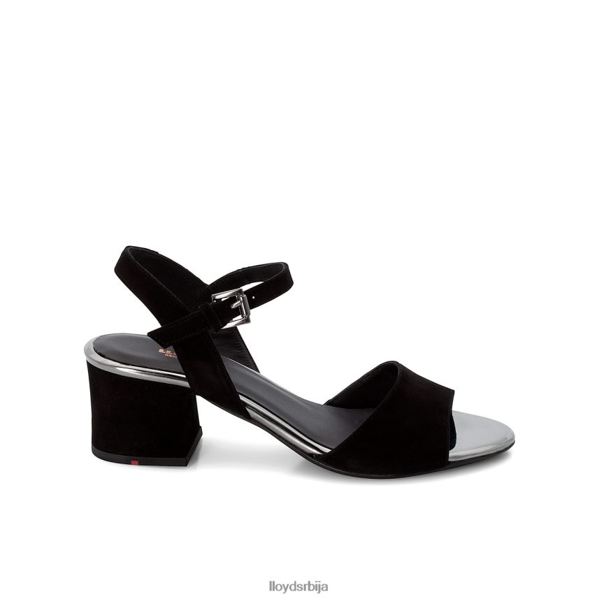 сандале од семиша Жене D0806T1173 ципеле црн LLOYD