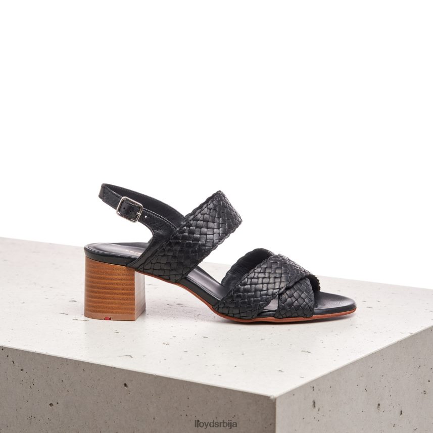 кожне сандале Жене D0806T1201 ципеле црн LLOYD