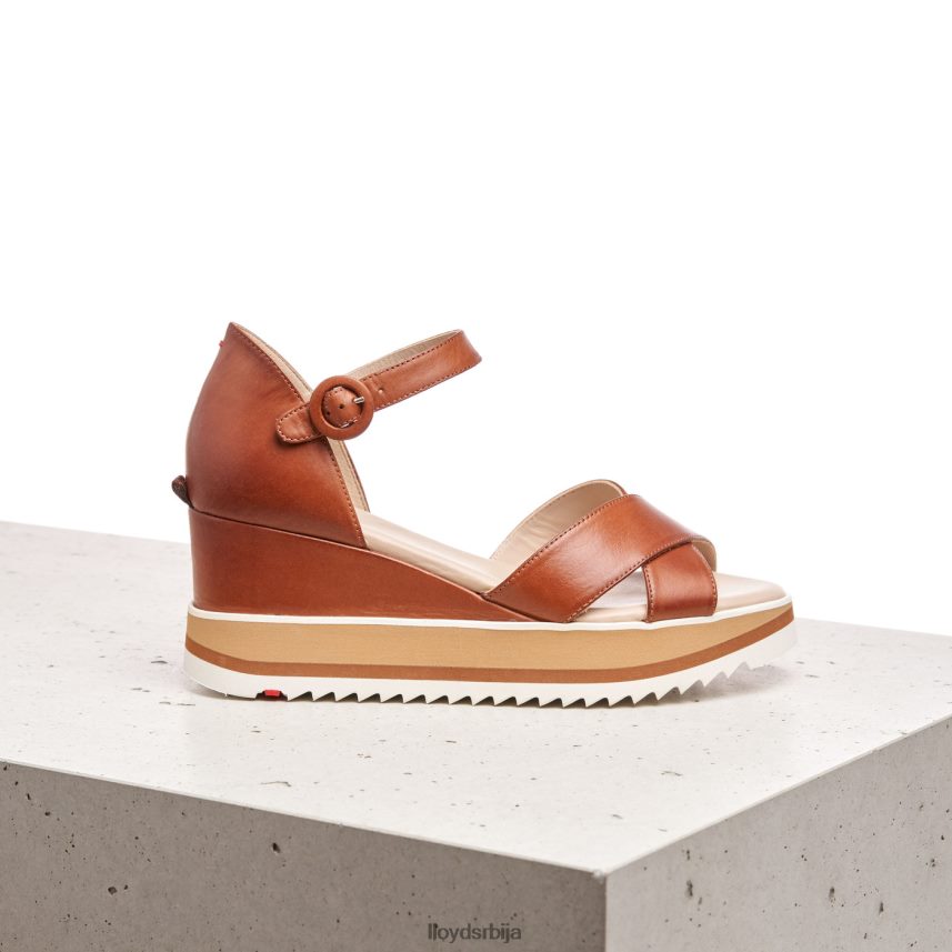 сандале на клин Жене D0806T1204 ципеле браон LLOYD