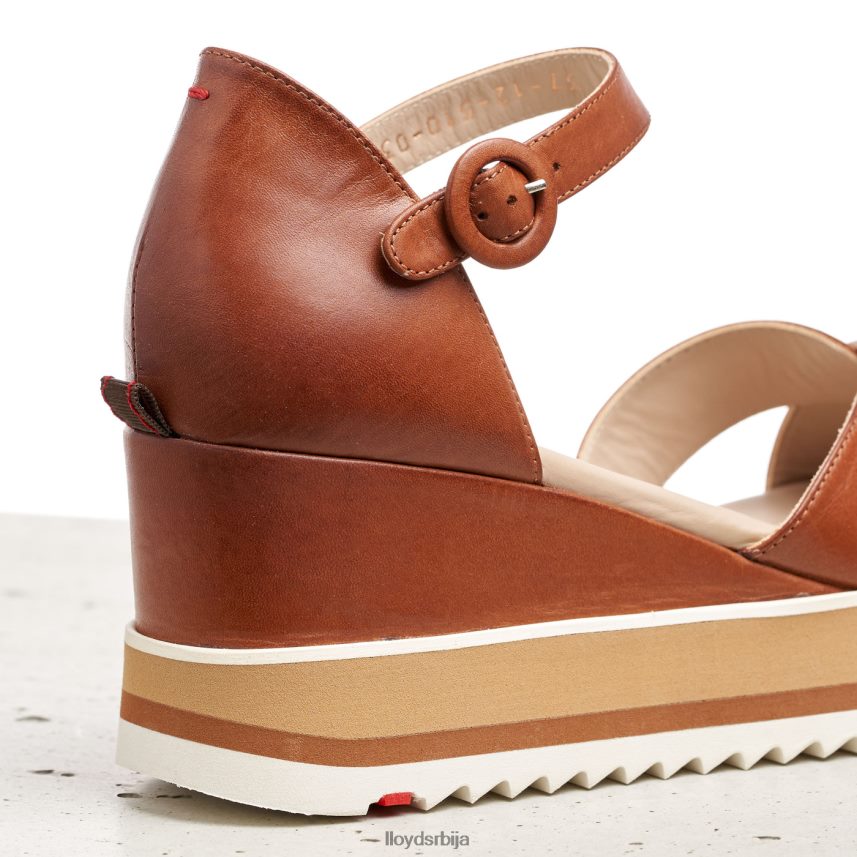 сандале на клин Жене D0806T1204 ципеле браон LLOYD