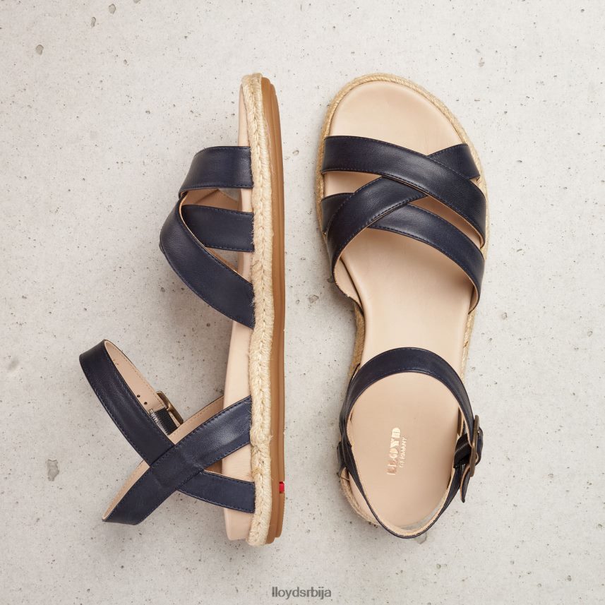 кожне сандале Жене D0806T1209 ципеле Плави LLOYD