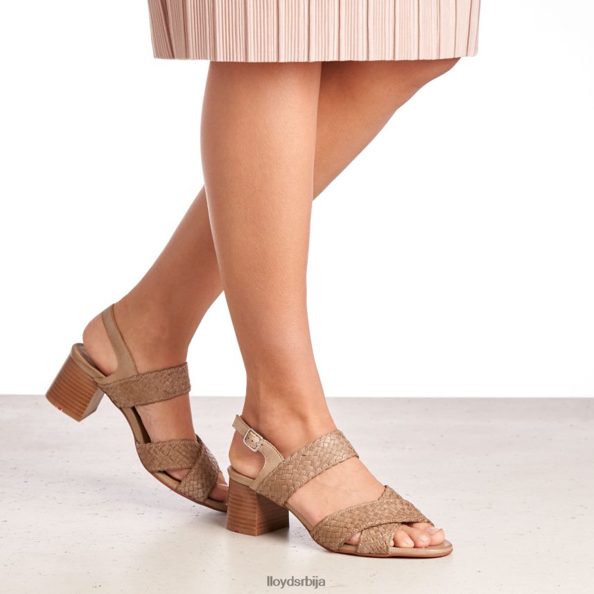 кожне сандале Жене D0806T1217 ципеле беж LLOYD