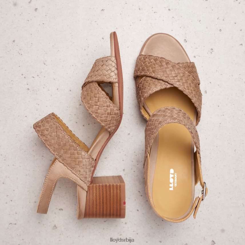 кожне сандале Жене D0806T1217 ципеле беж LLOYD