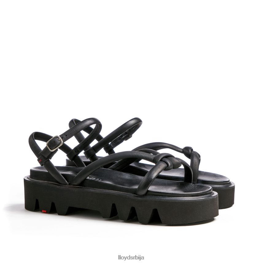 сандале Жене D0806T1218 ципеле црн LLOYD