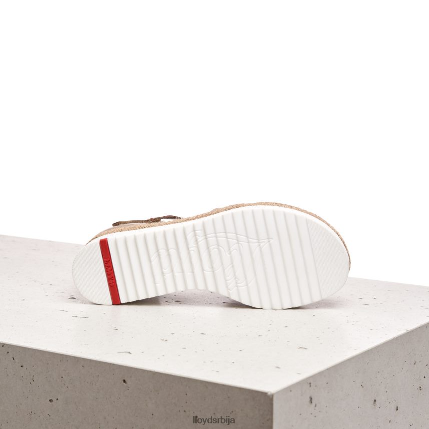 сандале на клин Жене D0806T1229 ципеле беж LLOYD