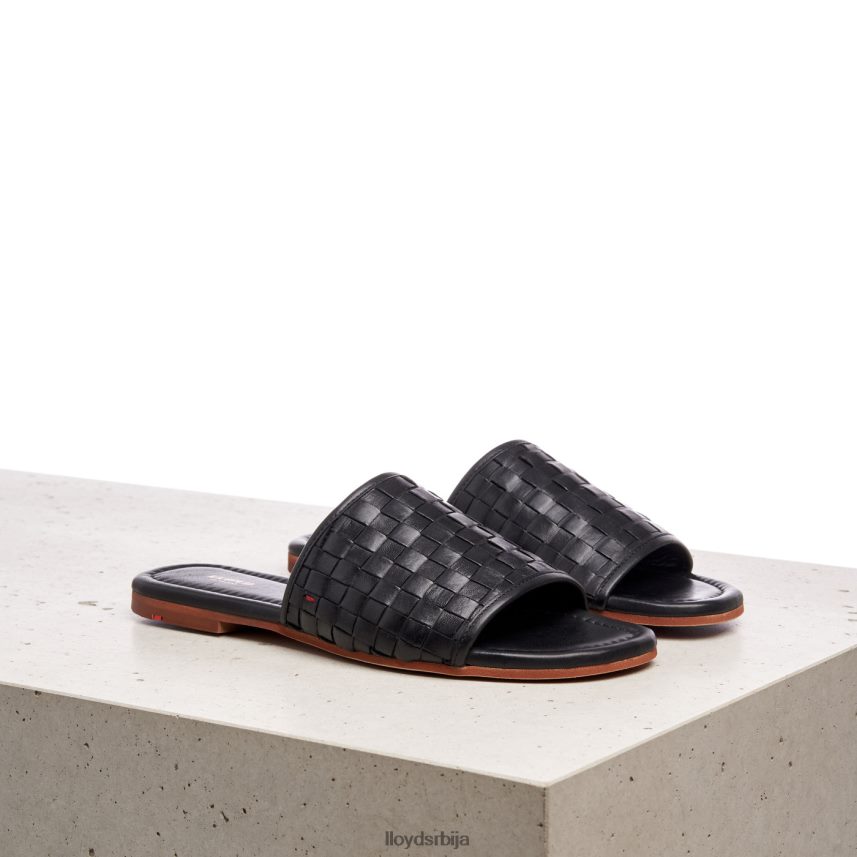 кожне сандале Жене D0806T1230 ципеле црн LLOYD